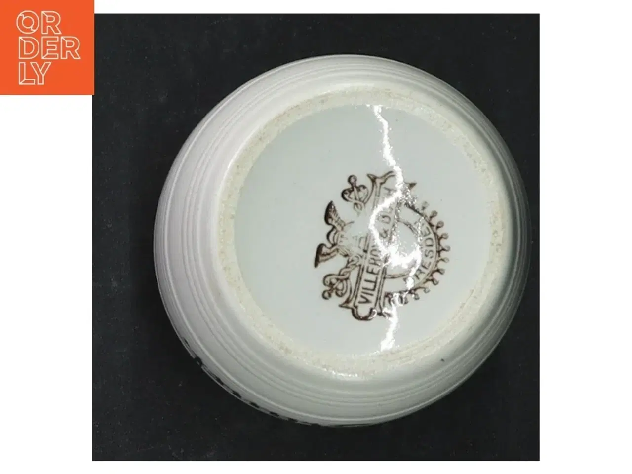 Billede 3 - Keramik krukke med låg  Villeroy og Boch(str. H. 7,5 cm. 6,5 cm)