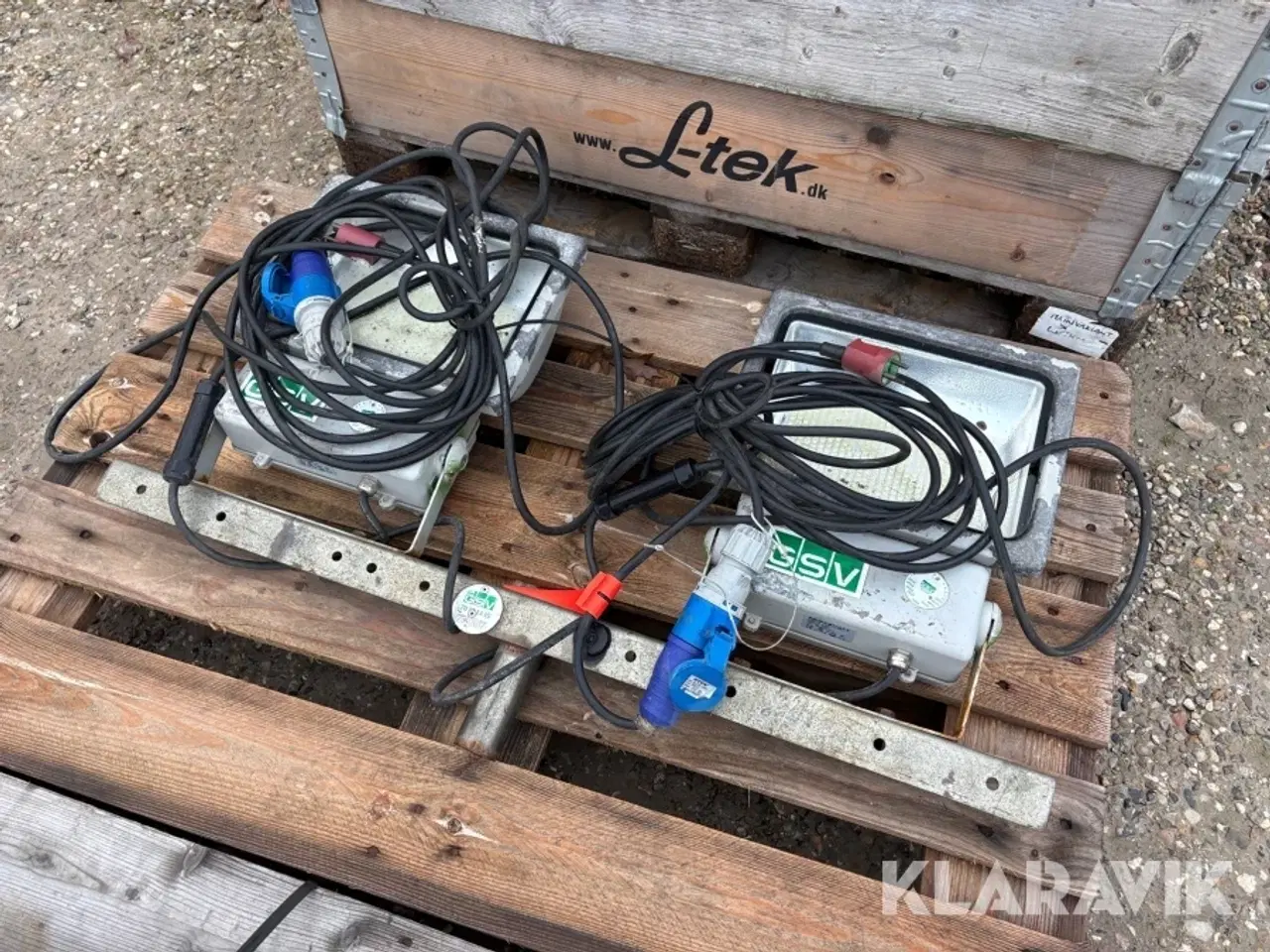 Billede 4 - Byggeplads belysning 4 paller