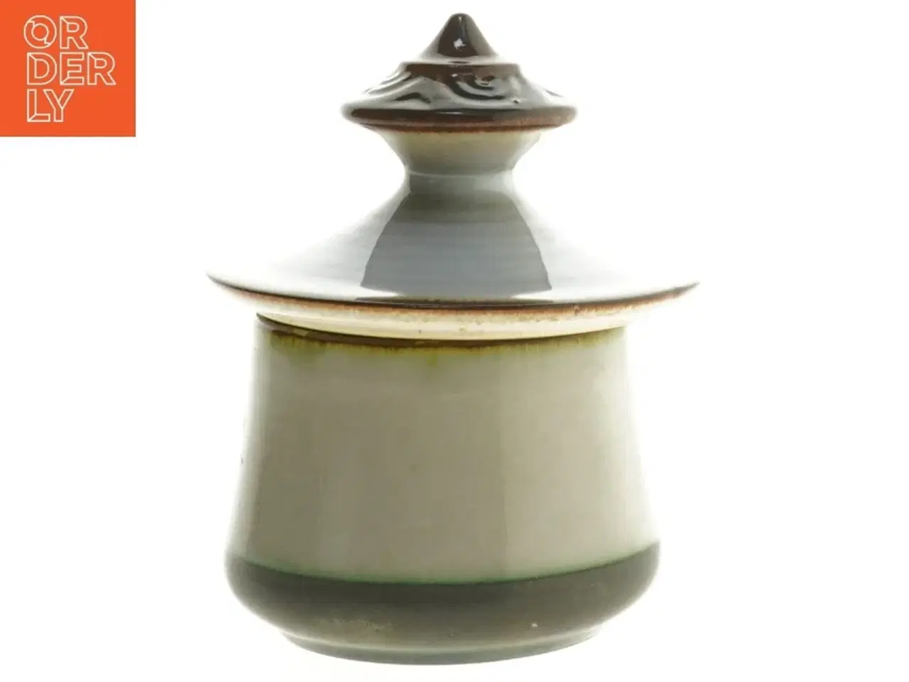 Billede 2 - Keramisk krukke med låg fra B&G stentøjsstel 316(str. 8 cm)