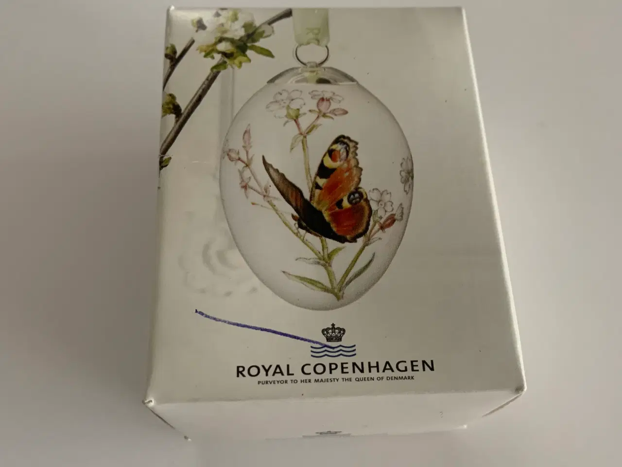 Billede 3 - Royal Copenhagen porcelæns påske æg, Dagpåfugleøje