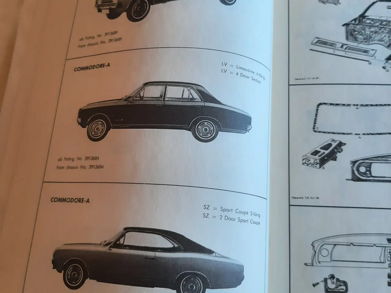 Billede 9 - OPEL  brochure og reservedele katalog  