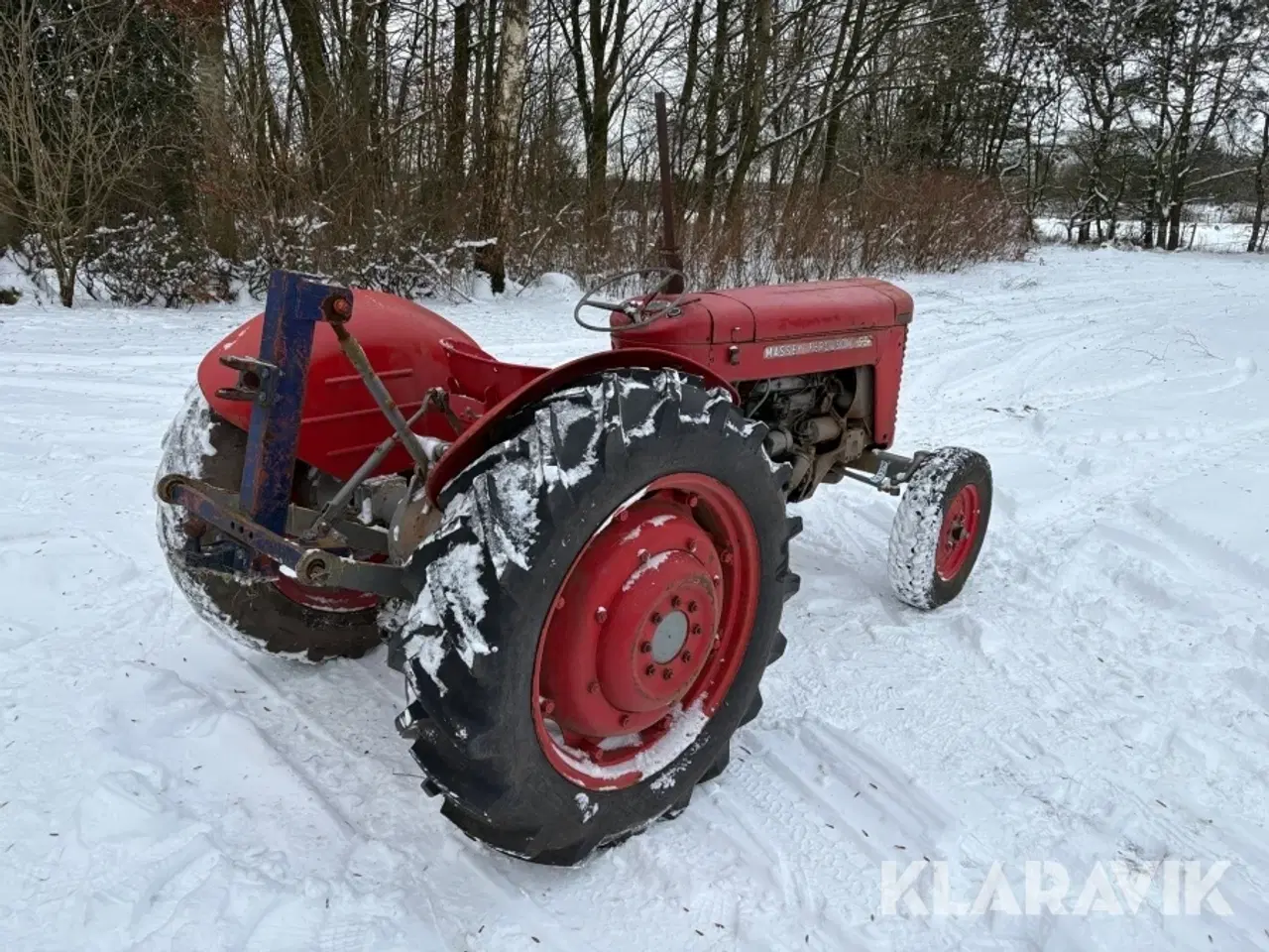 Billede 5 - Veterantraktor Massey Ferguson 65 4-cylinderet diesel