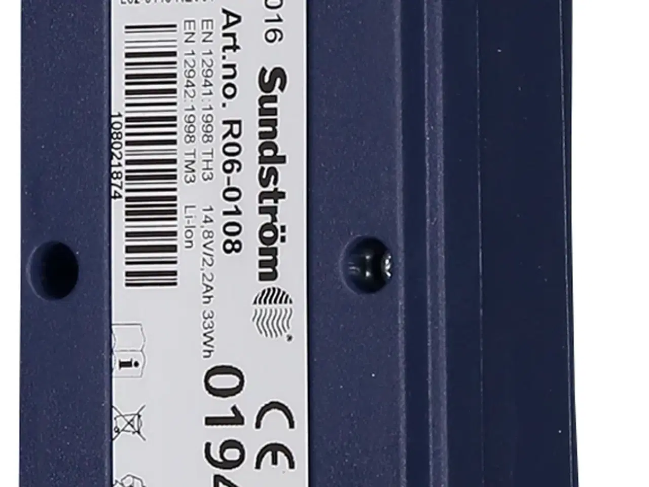 Billede 1 - Batteri R06-0108 standard 2,25 Ah til SR500