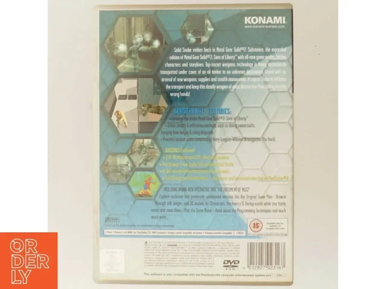 Billede 3 - Metal Gear Solid 2: Substance - PS2 fra Konami