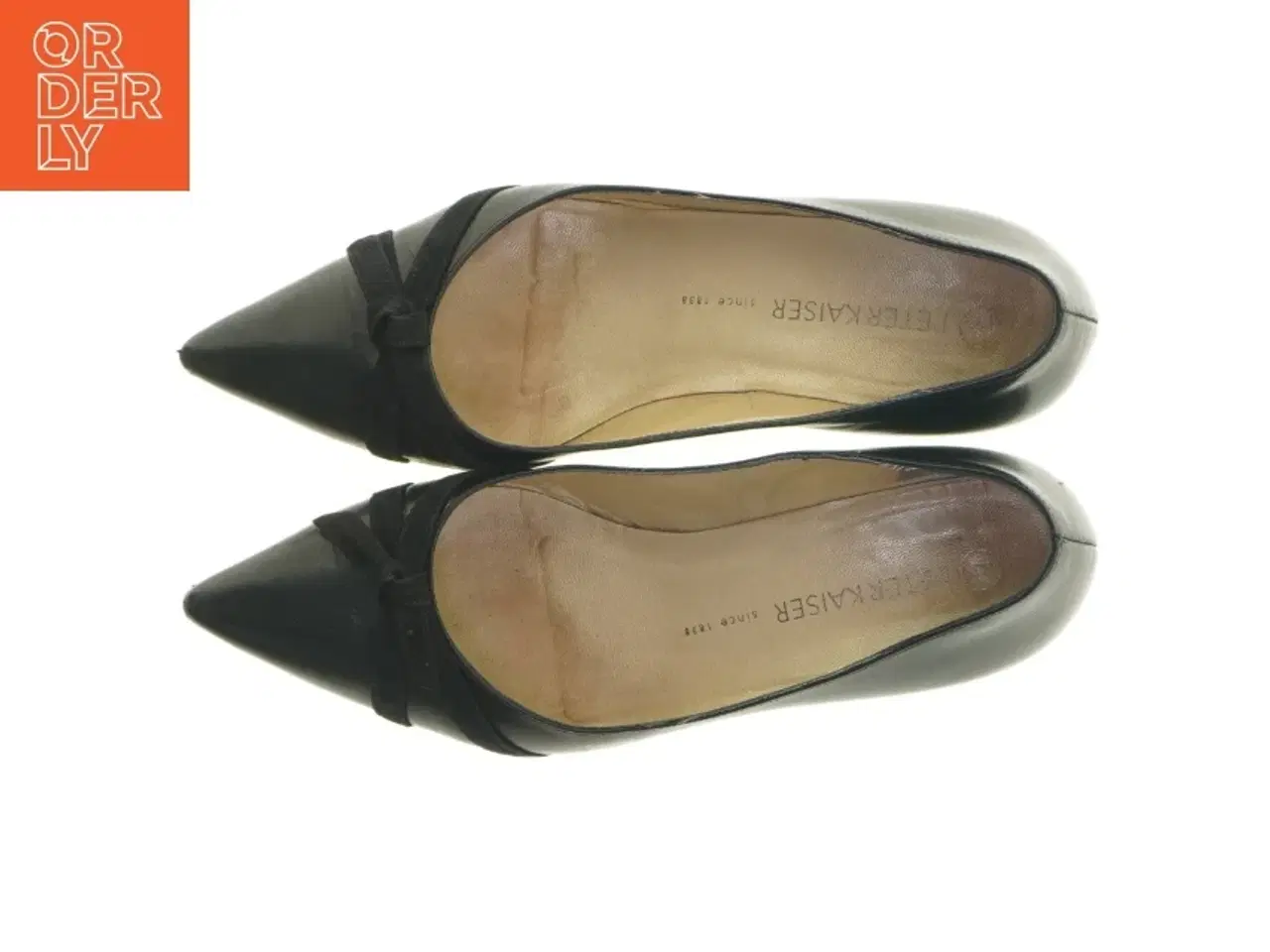 Billede 5 - Sorte læderpumps fra Peter Kaiser (str. 5,5)