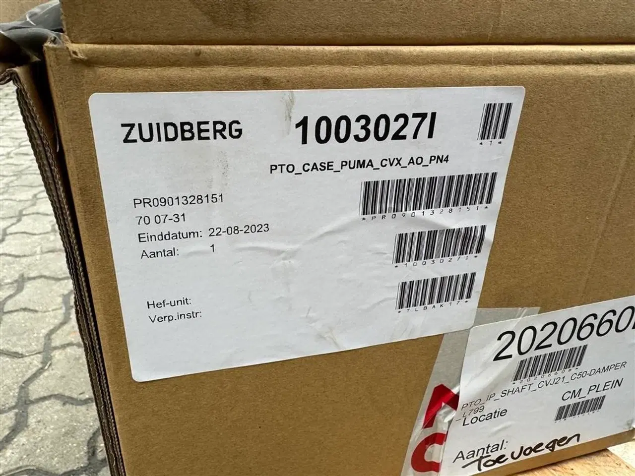 Billede 4 - Zuidberg Front pto TIL CASE IH PUMA! FABRIKSNY!