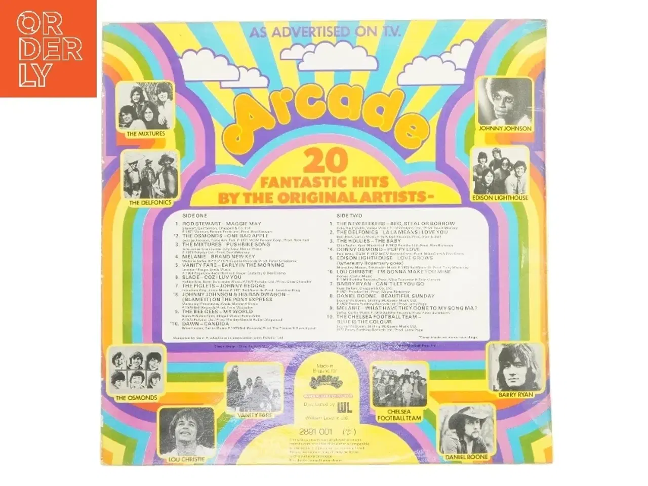 Billede 2 - LP plade med 20 hits af originale kunstnere fra Arcade