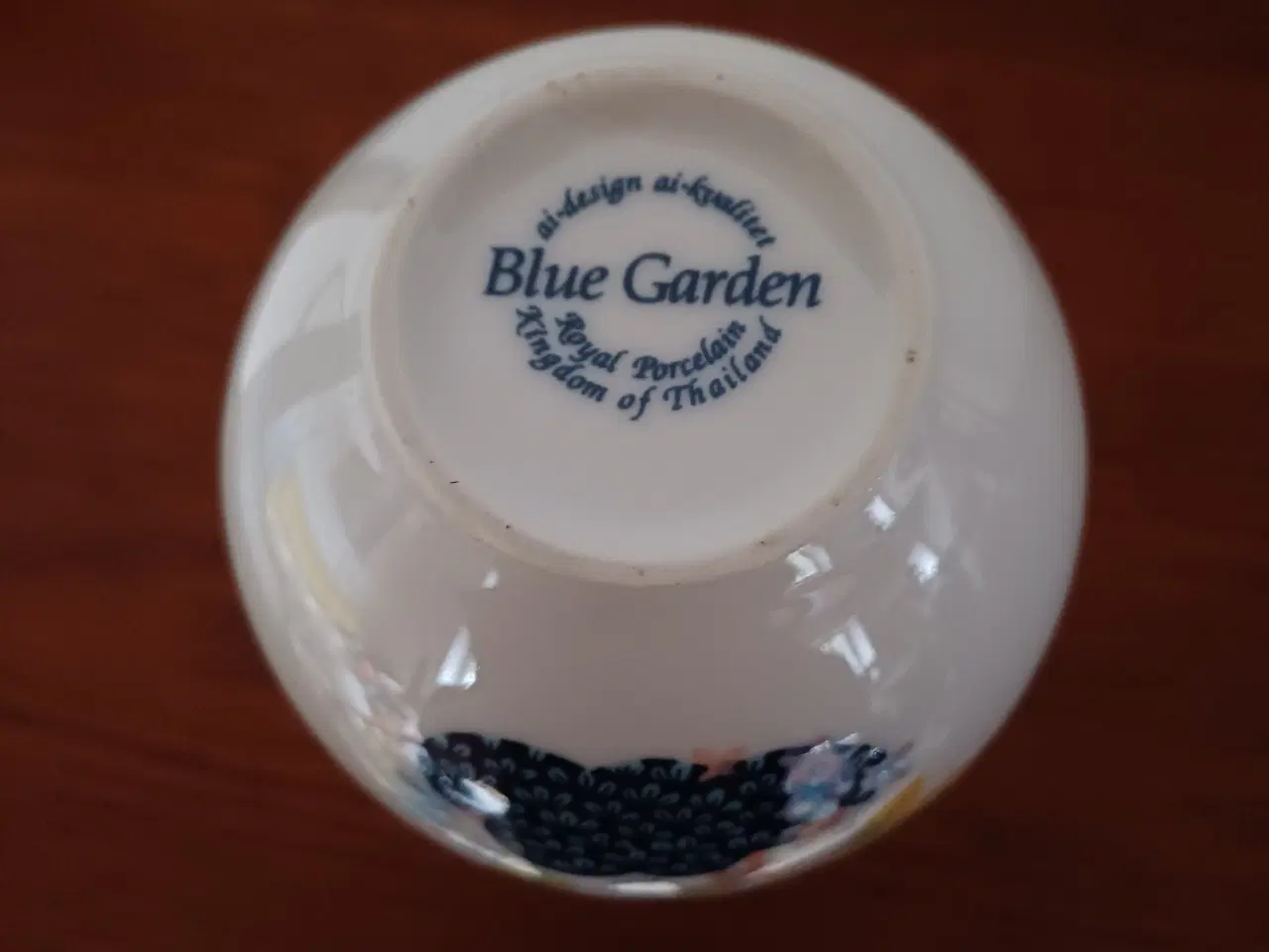 Billede 4 - Blue garden porcelæn vase. 