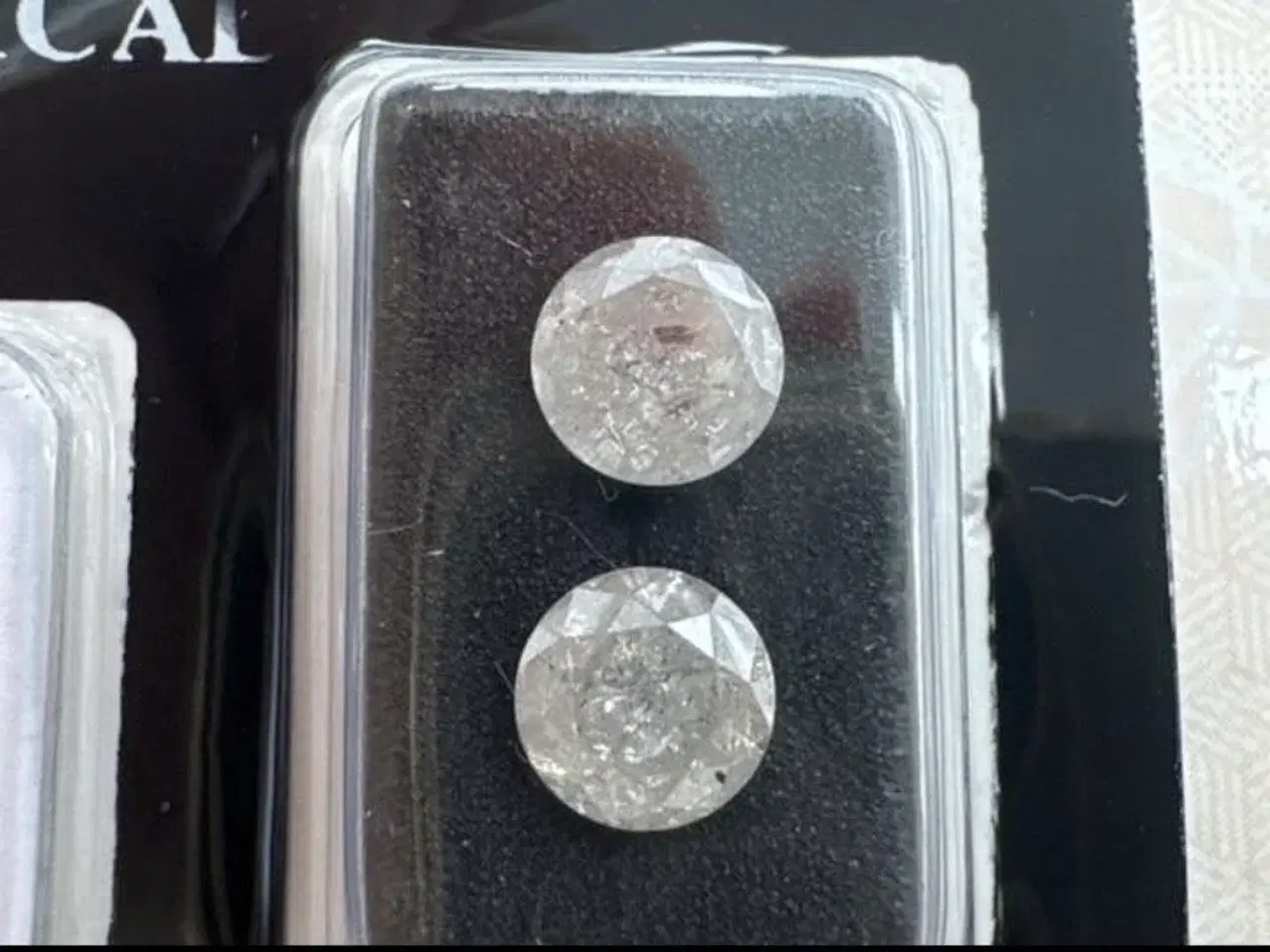 Billede 5 - 2 ægte diamanter – 2,57 ct i alt – GCI certifikat