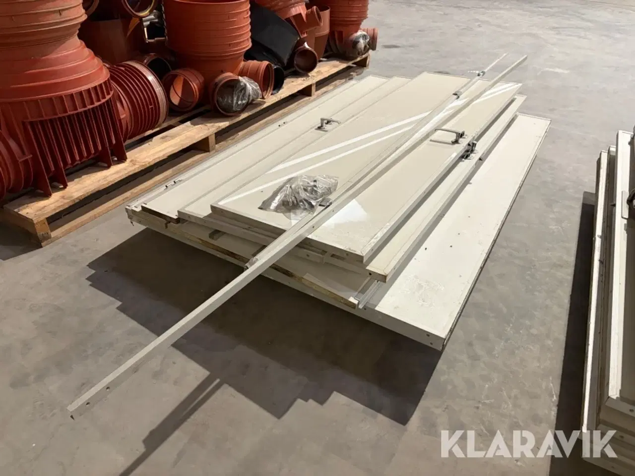 Billede 6 - Skillerumsvægge med døre 2 sektioner