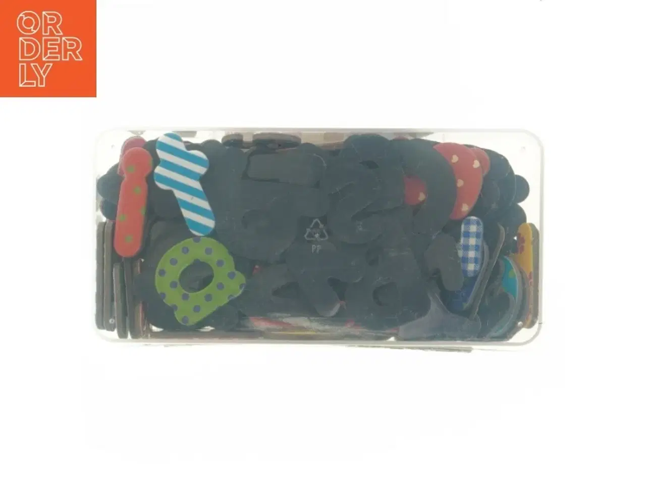 Billede 2 - Alfabet magneter i plastikboks fra United Office (str. 100 stykker)