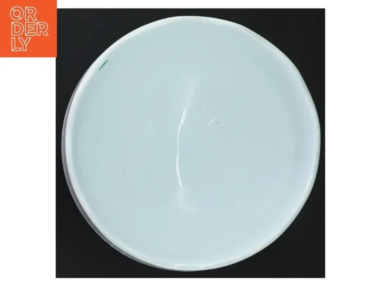 Billede 3 - Opsats I hvid opalglas (str. H. 15,5 cm ø. 14,5 cm)