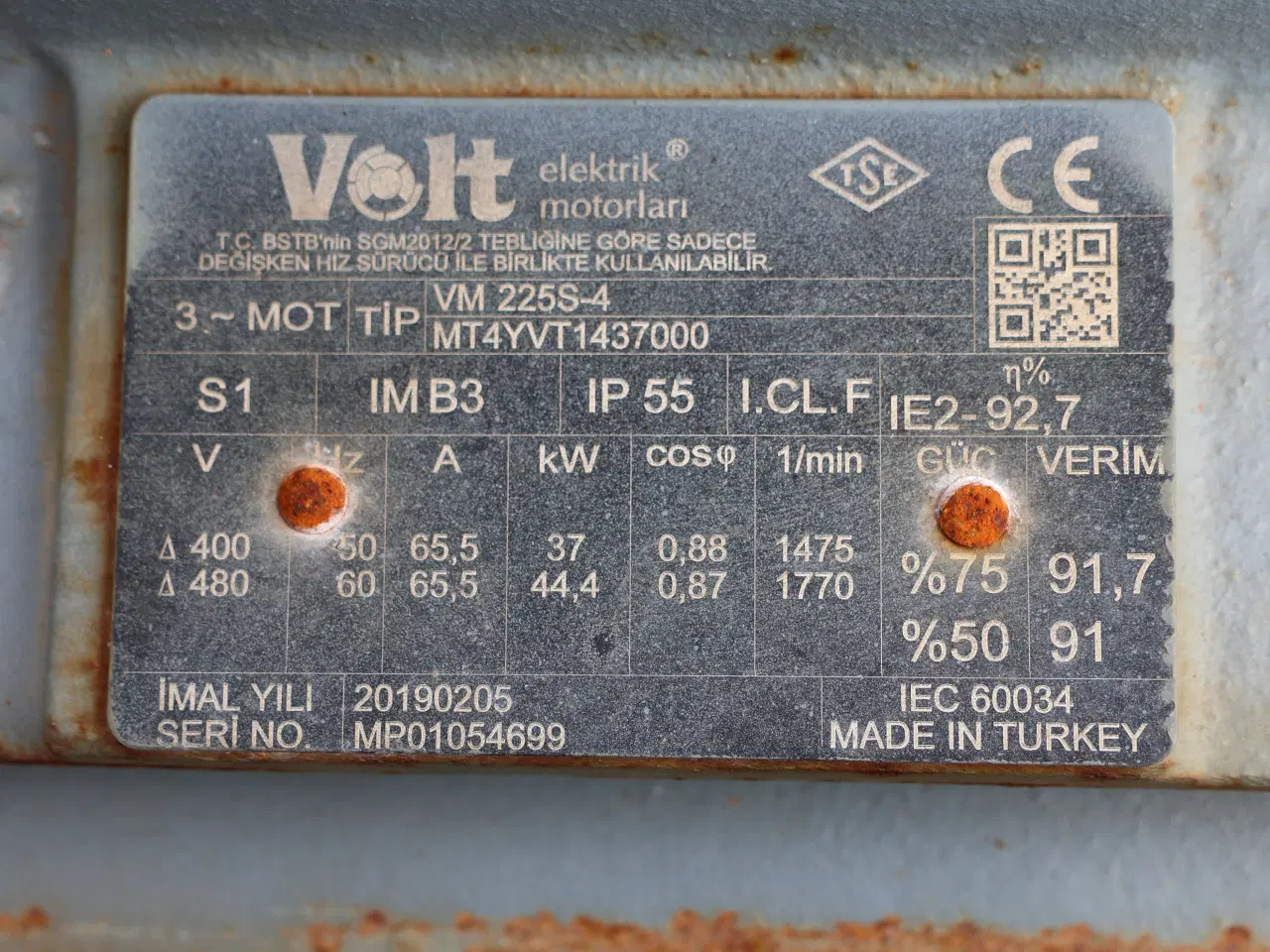 Billede 7 - Stor Akyurek ventilationsblæser m/37kw elmotor