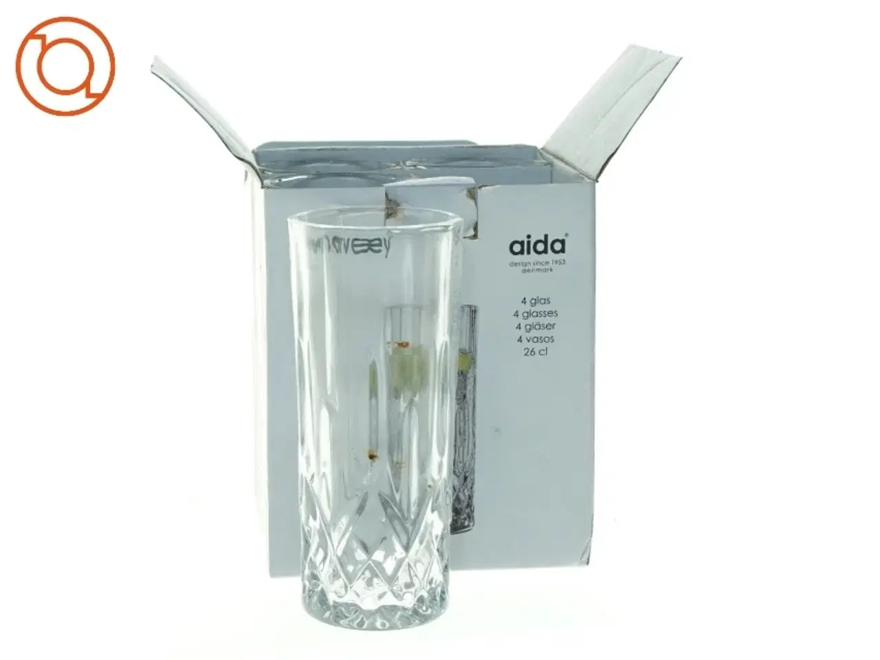 Billede 1 - Aida Harvey drikkeglas, 4 stk. fra Aida (str. 15 cm)