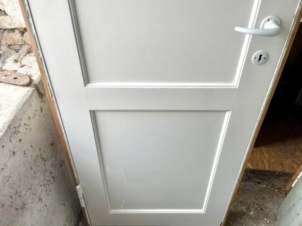 Billede 3 - Venstrehængt fyldningsdør m. to felter og karm