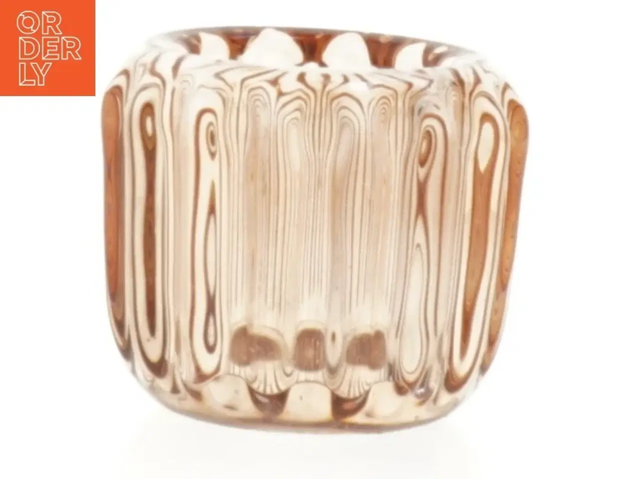 Billede 2 - Karamel-farvede lysestager fra Morsø (str. Ø 7 cm)