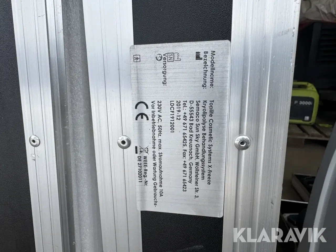 Billede 7 - Fedtfrysningsmaskine X-Freeze Kryolipolyse