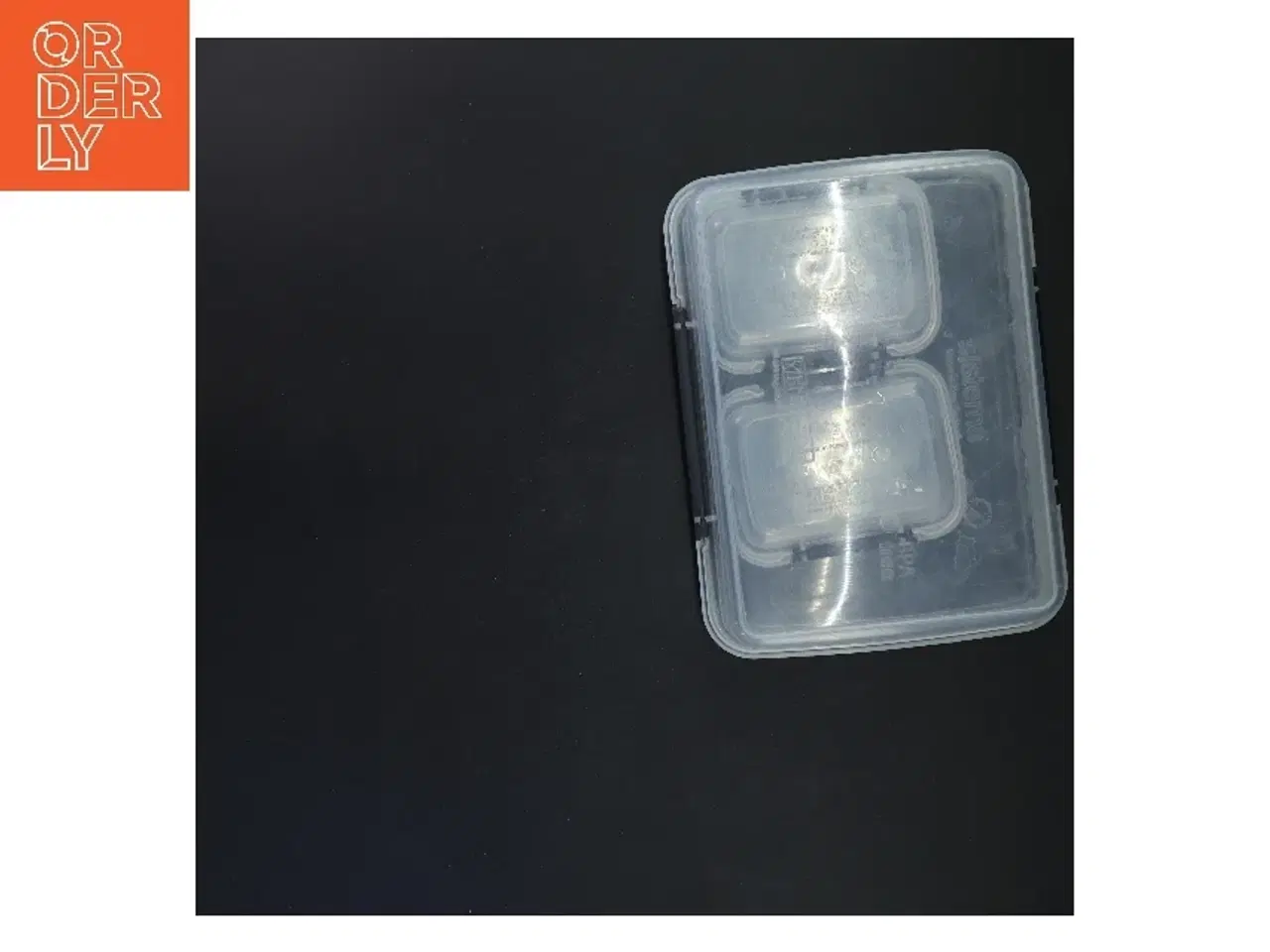 Billede 2 - Plastik madkasse med små beholdere fra Sistema (str. 23x18x8 cm)