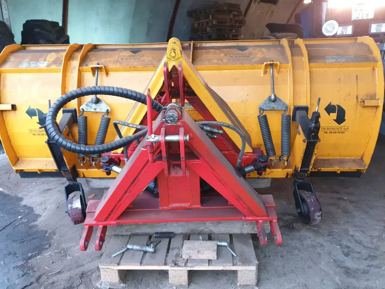 Billede 2 - FM sneplov 2,5m på A-ramme