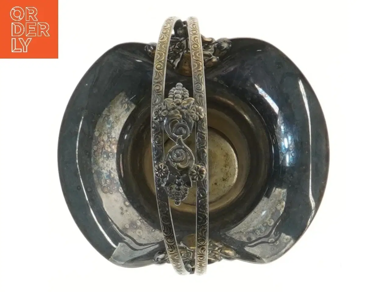 Billede 2 - Dekorativ vase med håndtag (str. Ø 12x19 cm)