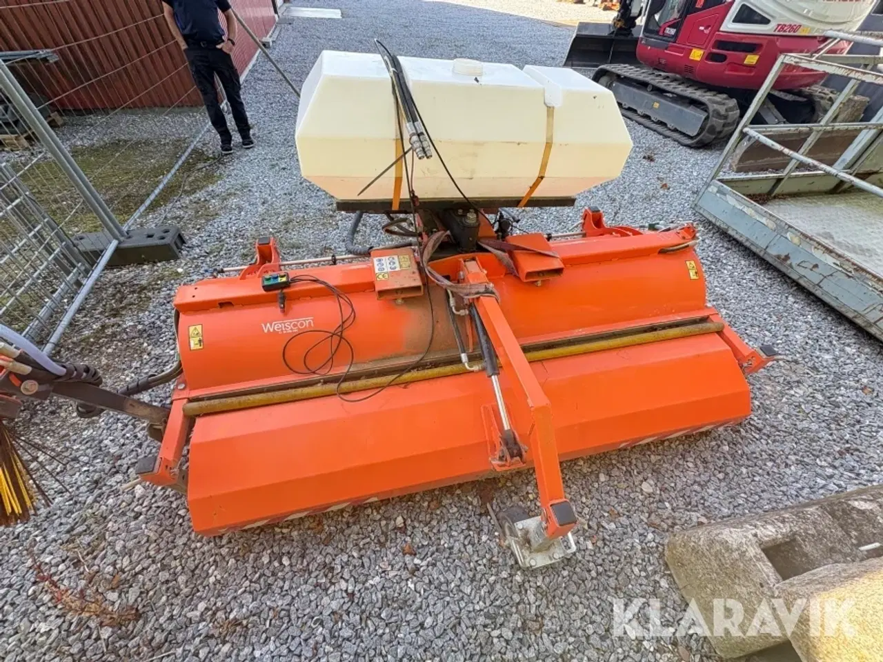 Billede 9 - Kost med opsamler og vandtank Moderntech BMR 200