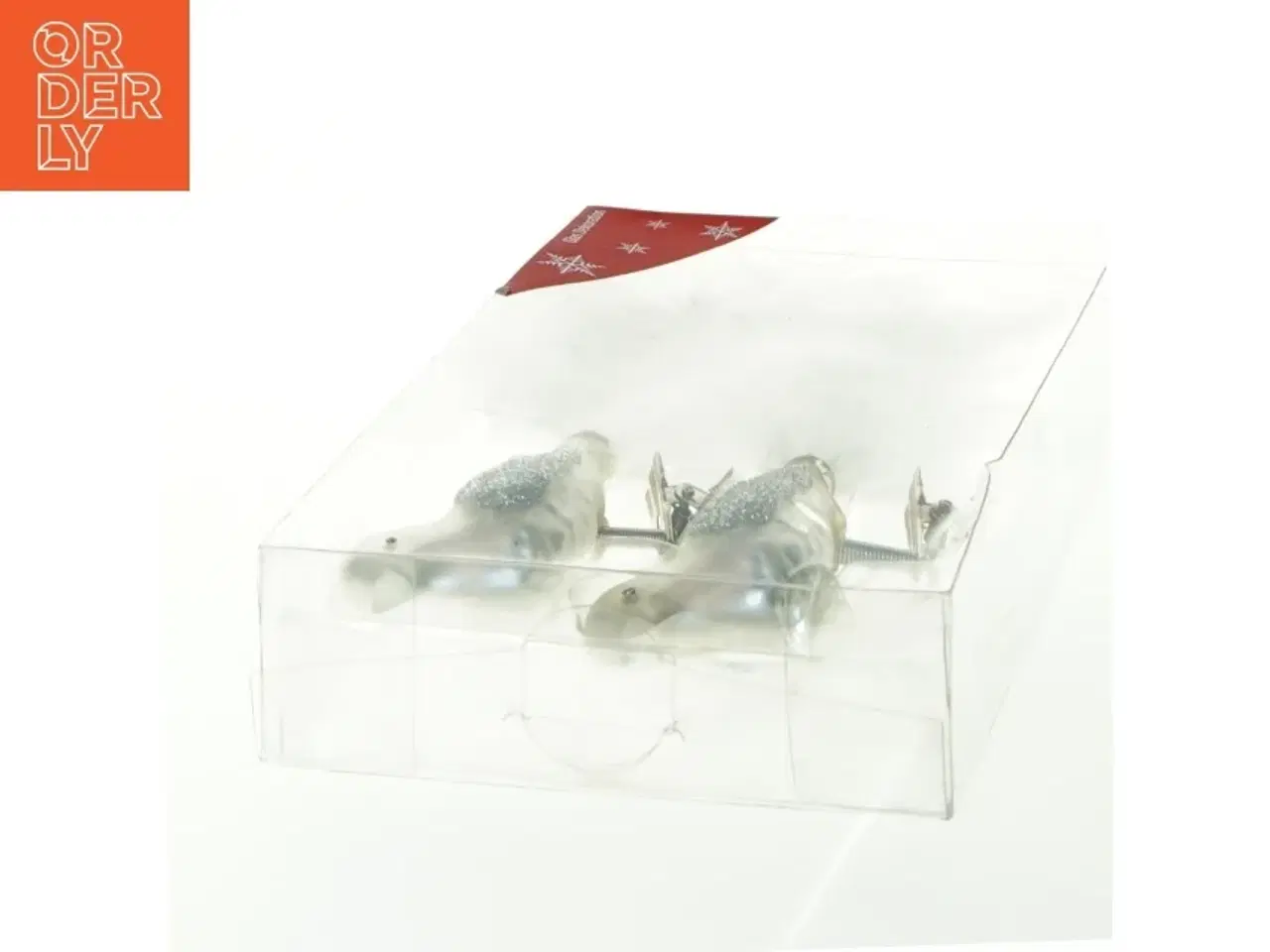 Billede 3 - Juletræs dekorationer, fugle fra Coop (str. 19x5,5 cm)