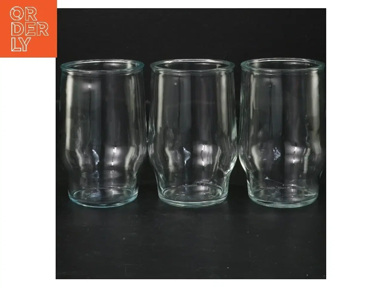 Billede 1 - Tre glas (str. 10,5x6,5 cm)