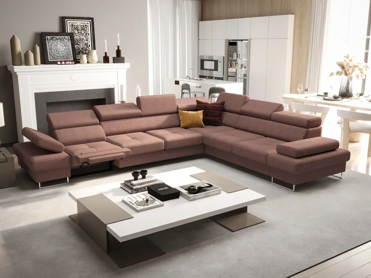Billede 4 - GALAKSE MAX RELAX HJØRNESOFA 280x350