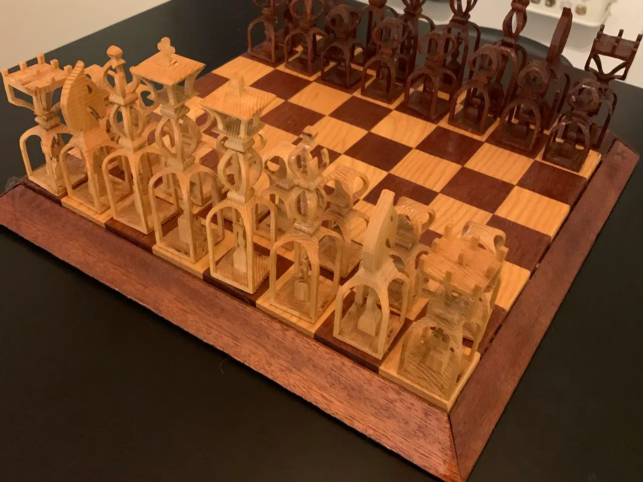 Billede 1 - Hjemmelavet skakspil