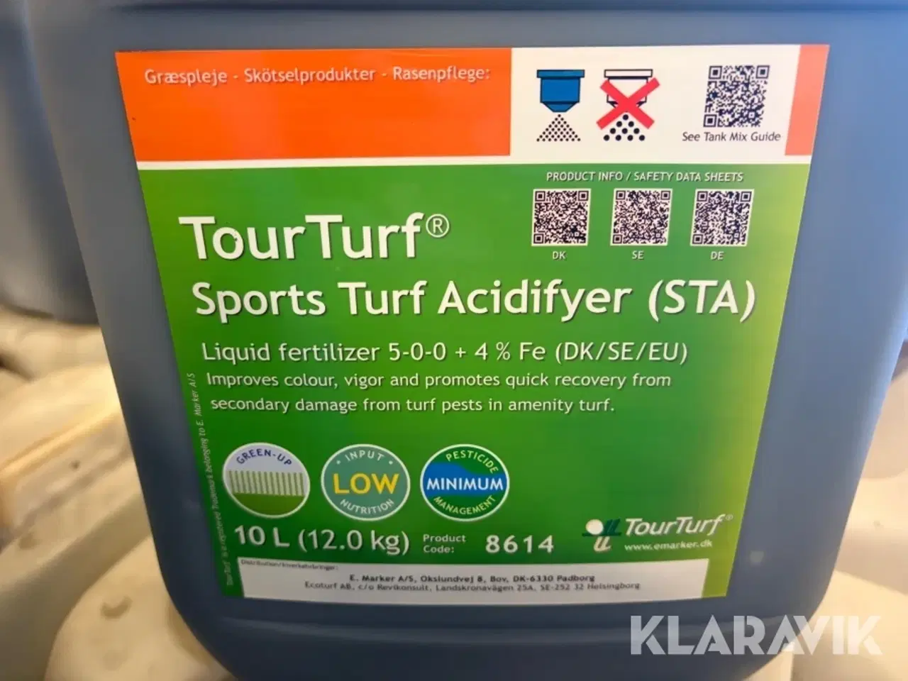 Billede 4 - Gødnings- og jordforbedringsmiddel til græs TourTurf Sports 97 styk x 10L