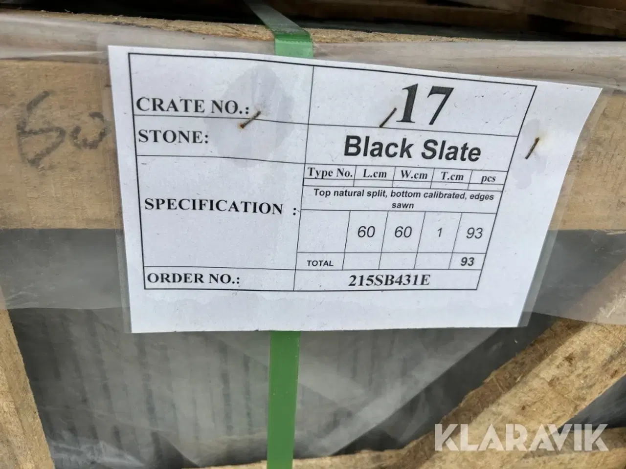 Billede 2 - Kinesisk skiffer Black slate, 34m2