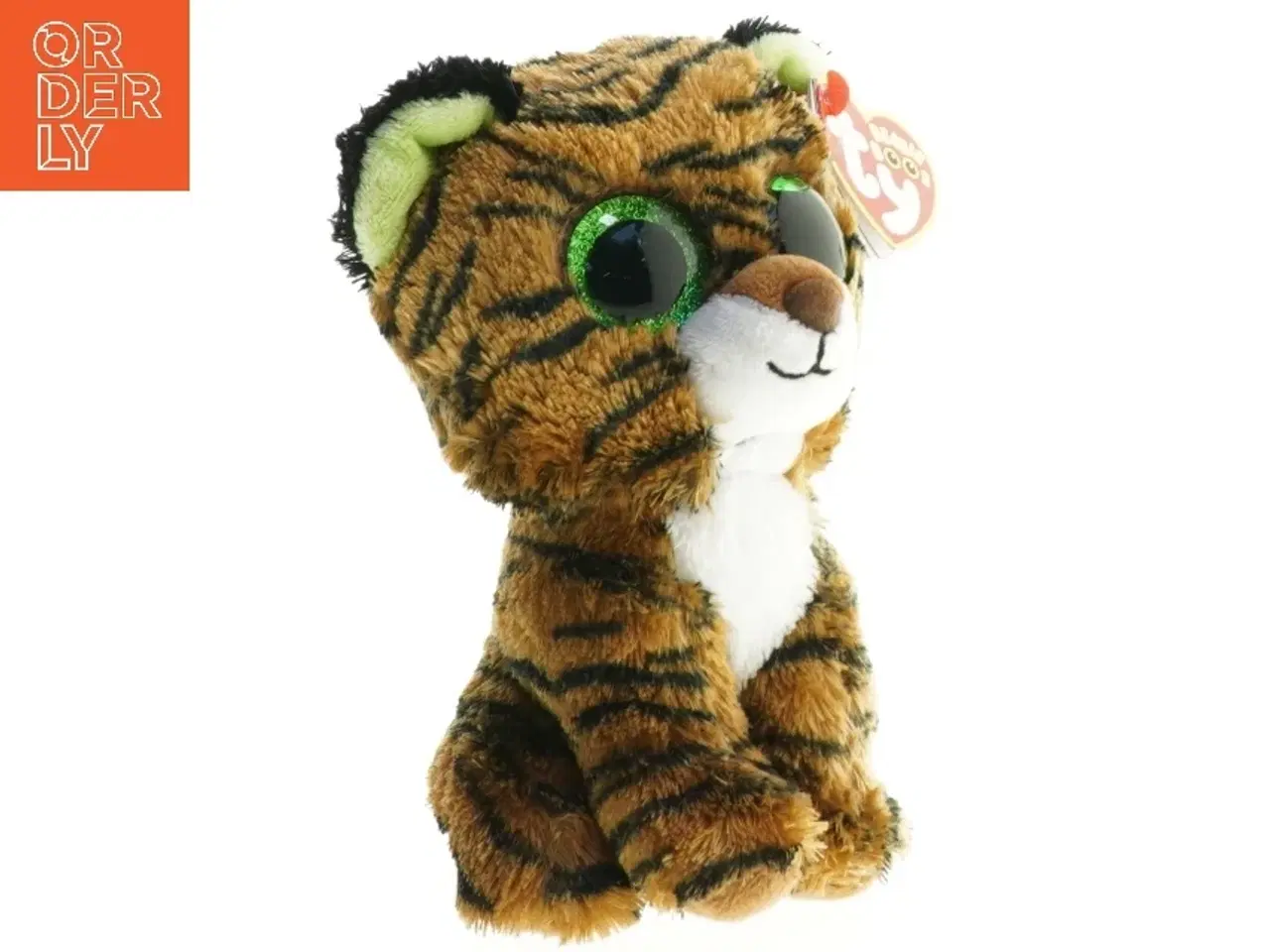 Billede 2 - Tøjdyr tiger (str. 17 x 11 cm)