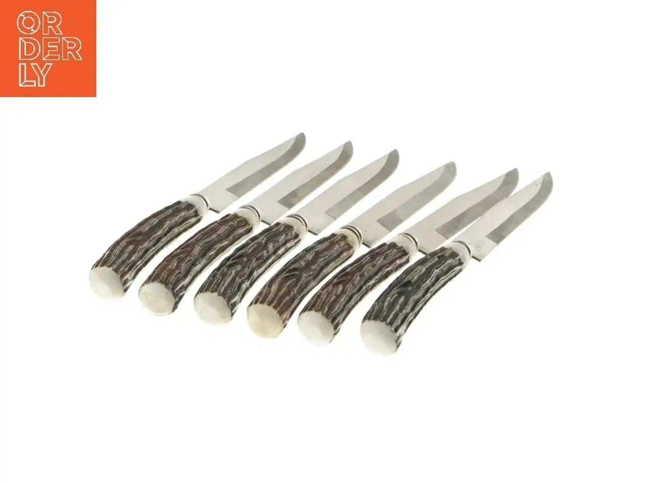 Billede 2 - Sæt med spisebords knive (str. 6 styk, 19 cm)