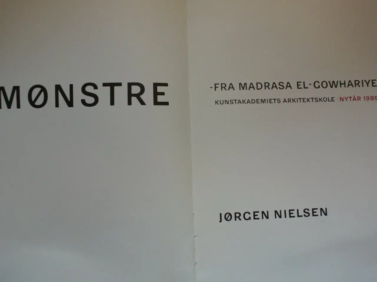 Billede 2 - mønstre - fra madrasa el-gowhariye, af jørgen niel
