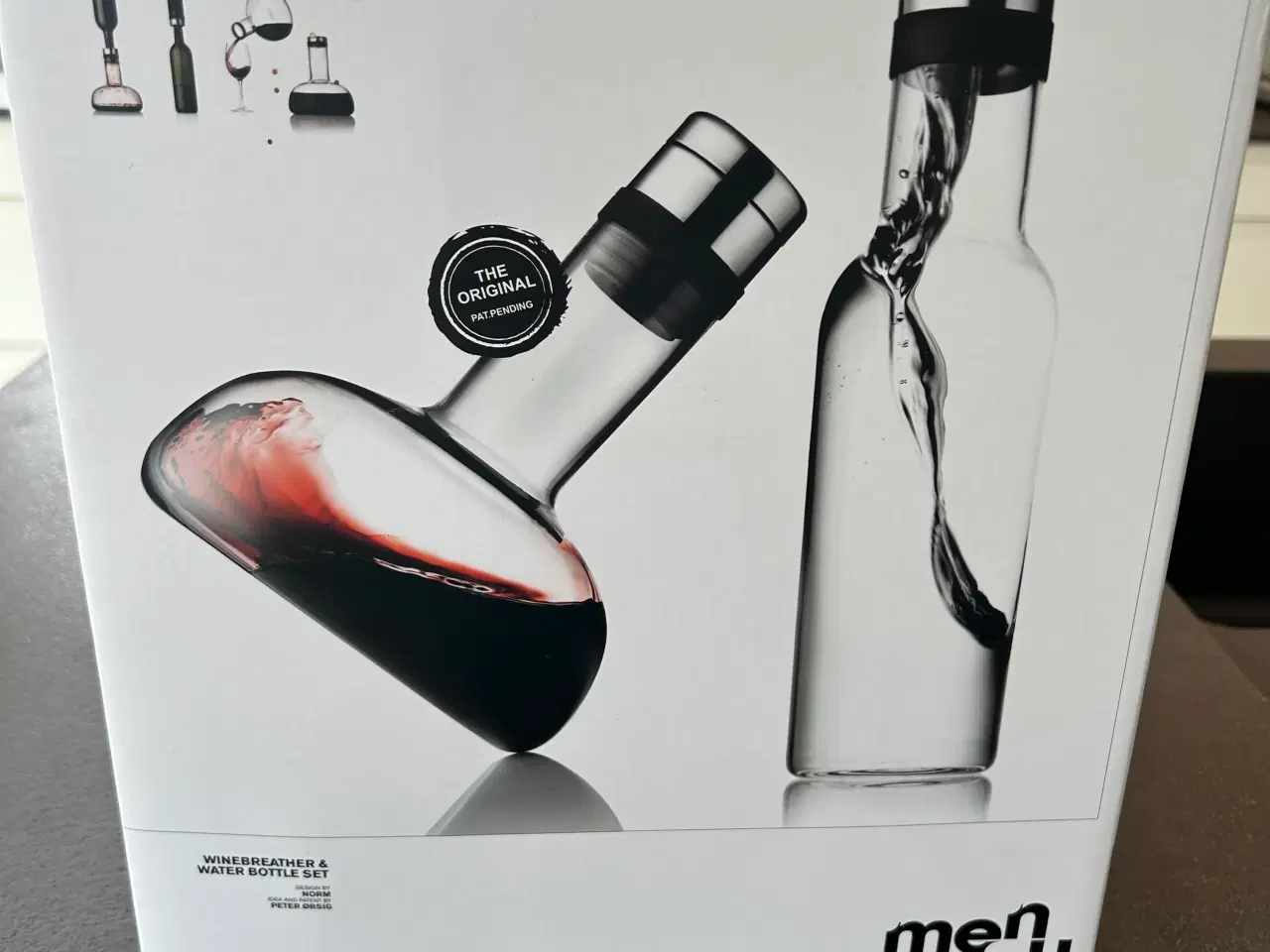 Billede 2 - Menu vin og vandkaraffel