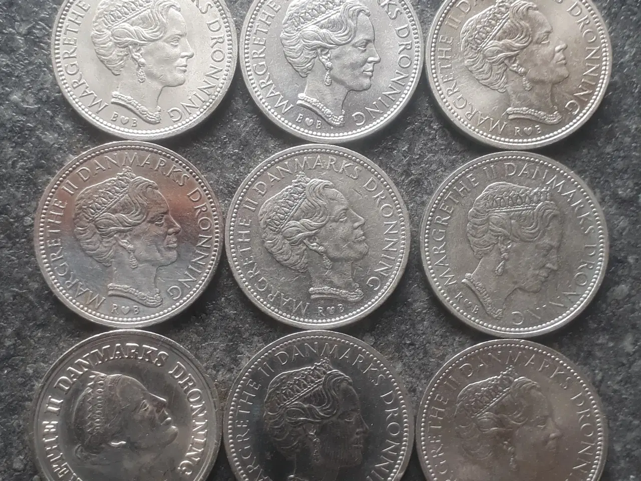 Billede 2 - 10 Kr mønter 1979 til 1988 i flot kvalitet.