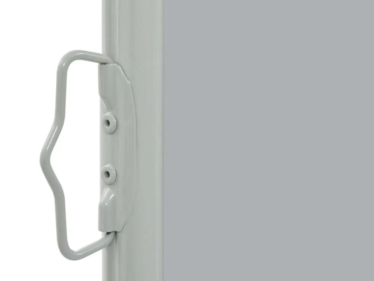 Billede 3 - Sammenrullelig sidemarkise til terrassen 80 x 300 cm grå