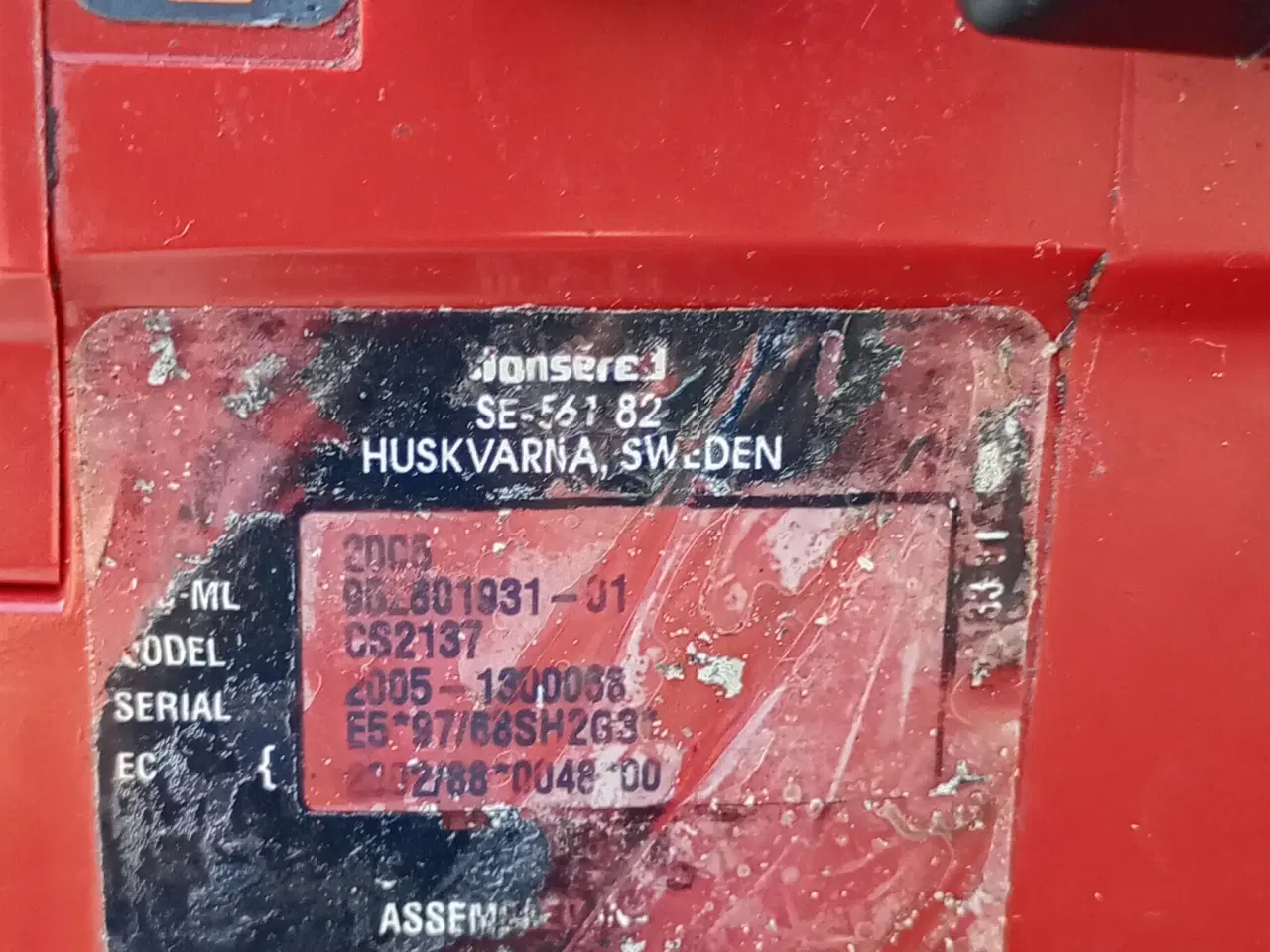 Billede 6 - Motorsav Jonsered CS 2137 Turbo