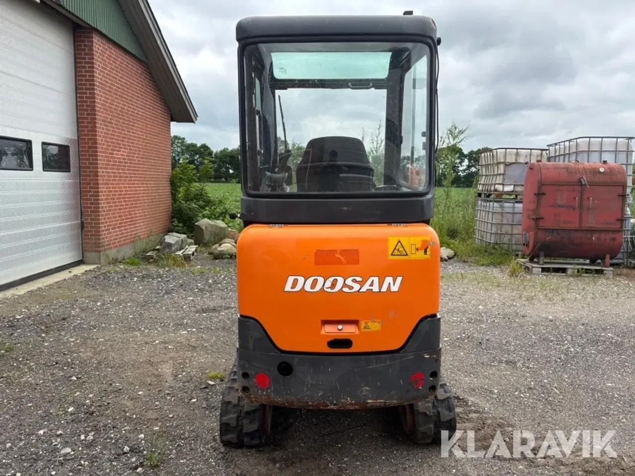 Billede 4 - Gravemaskine Doosan Solar 018VT  med tilbehør