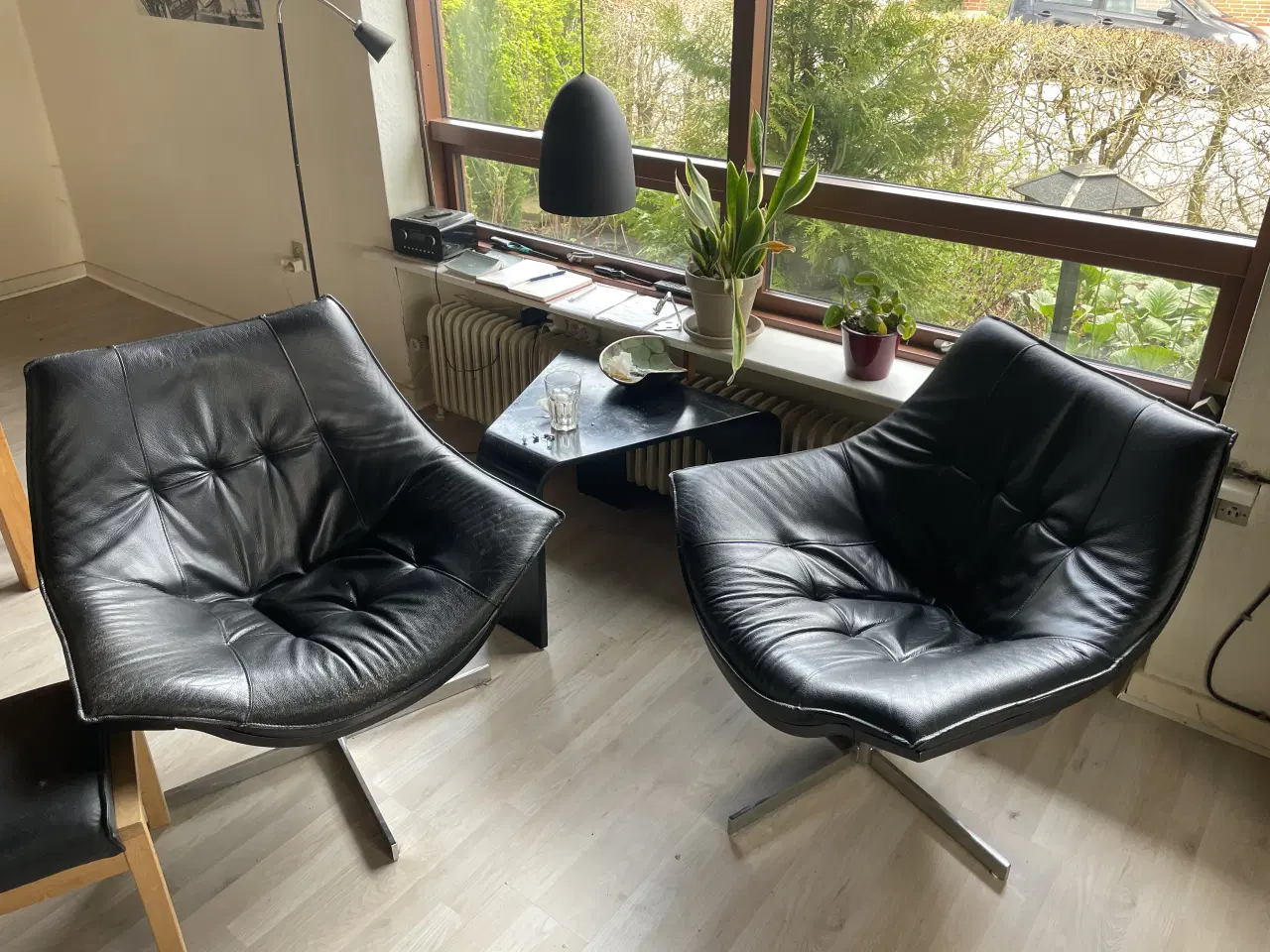 Billede 1 - Læder stole 