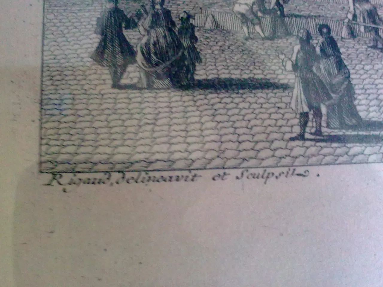 Billede 8 - Fransk kunst print på flet bakke