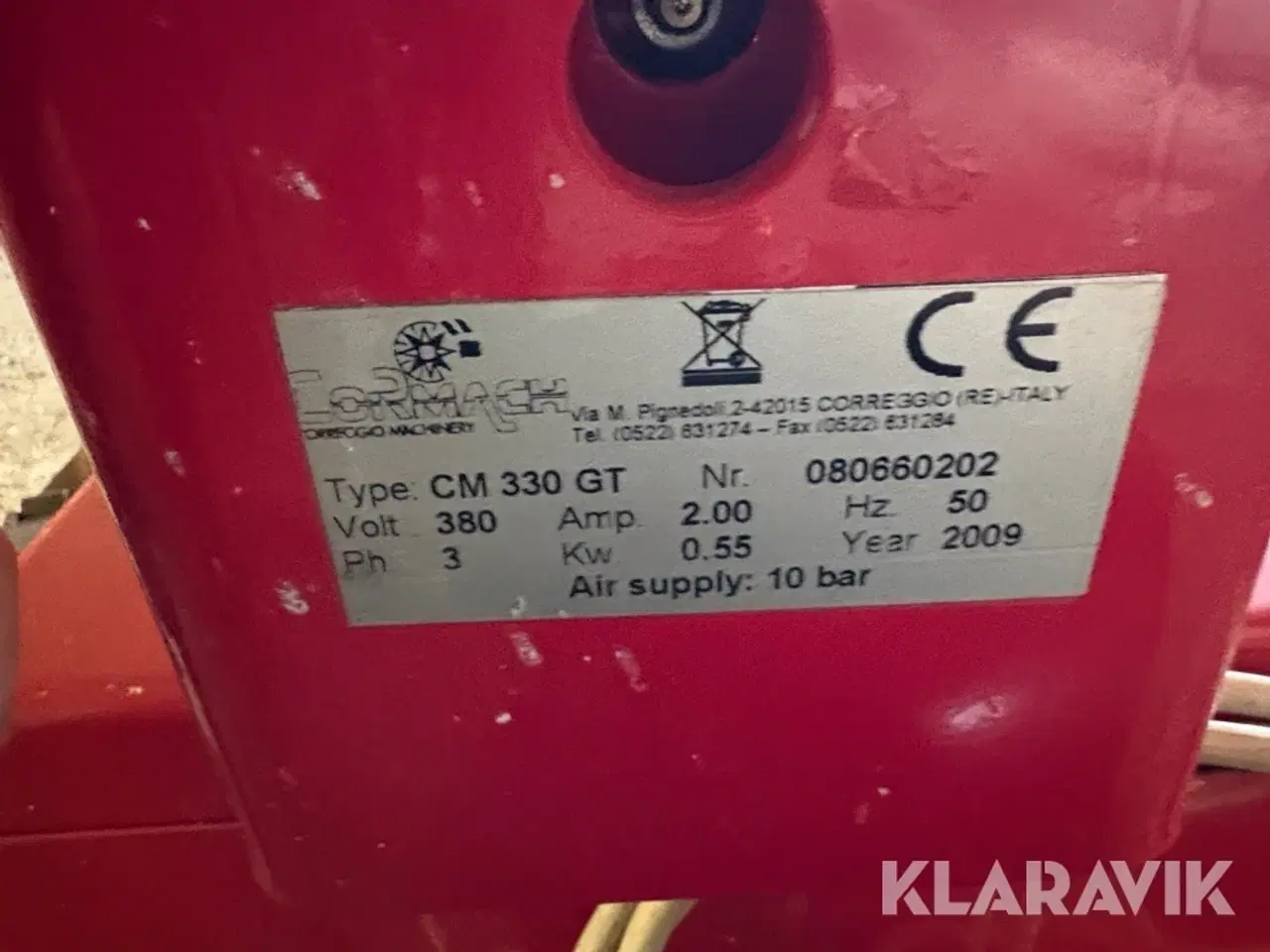 Billede 8 - Dækmaskine Cormach CM 330 GT
