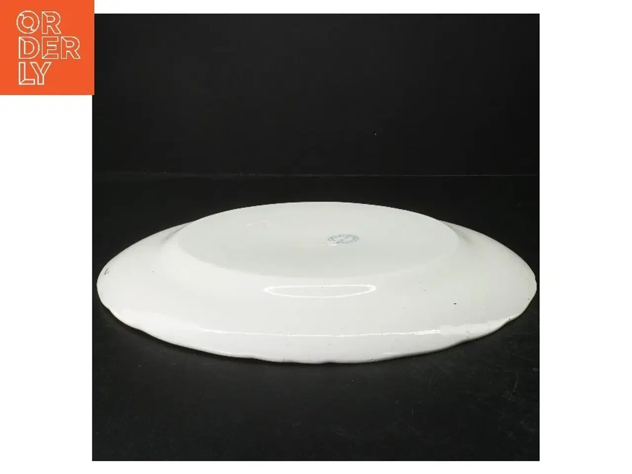 Billede 3 - Gammelt Porcelænsfad med blomstermønster fra Hartington (str. Ø. 33 cm)