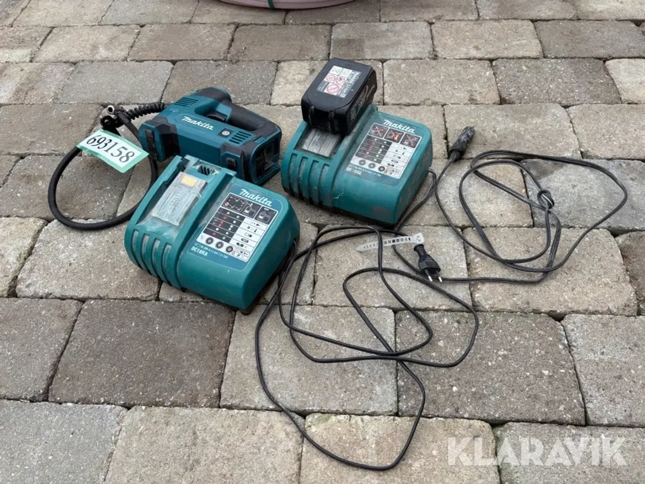 Billede 1 - Kompressor Makita DMP180 - batteridrevet