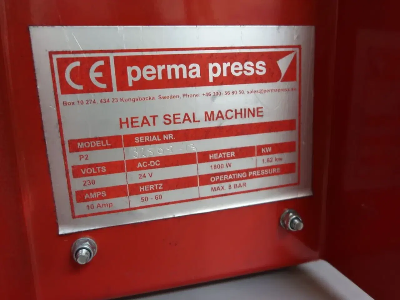 Billede 6 - Varmepresse PERMA PRESS P2
