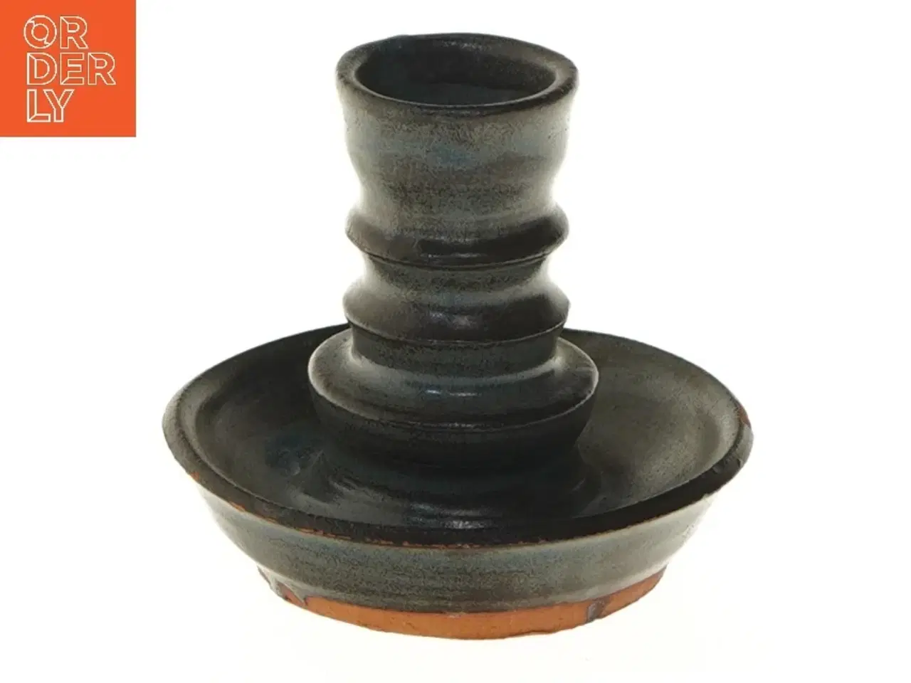 Billede 1 - Keramik lysestage (str. 9 cm)