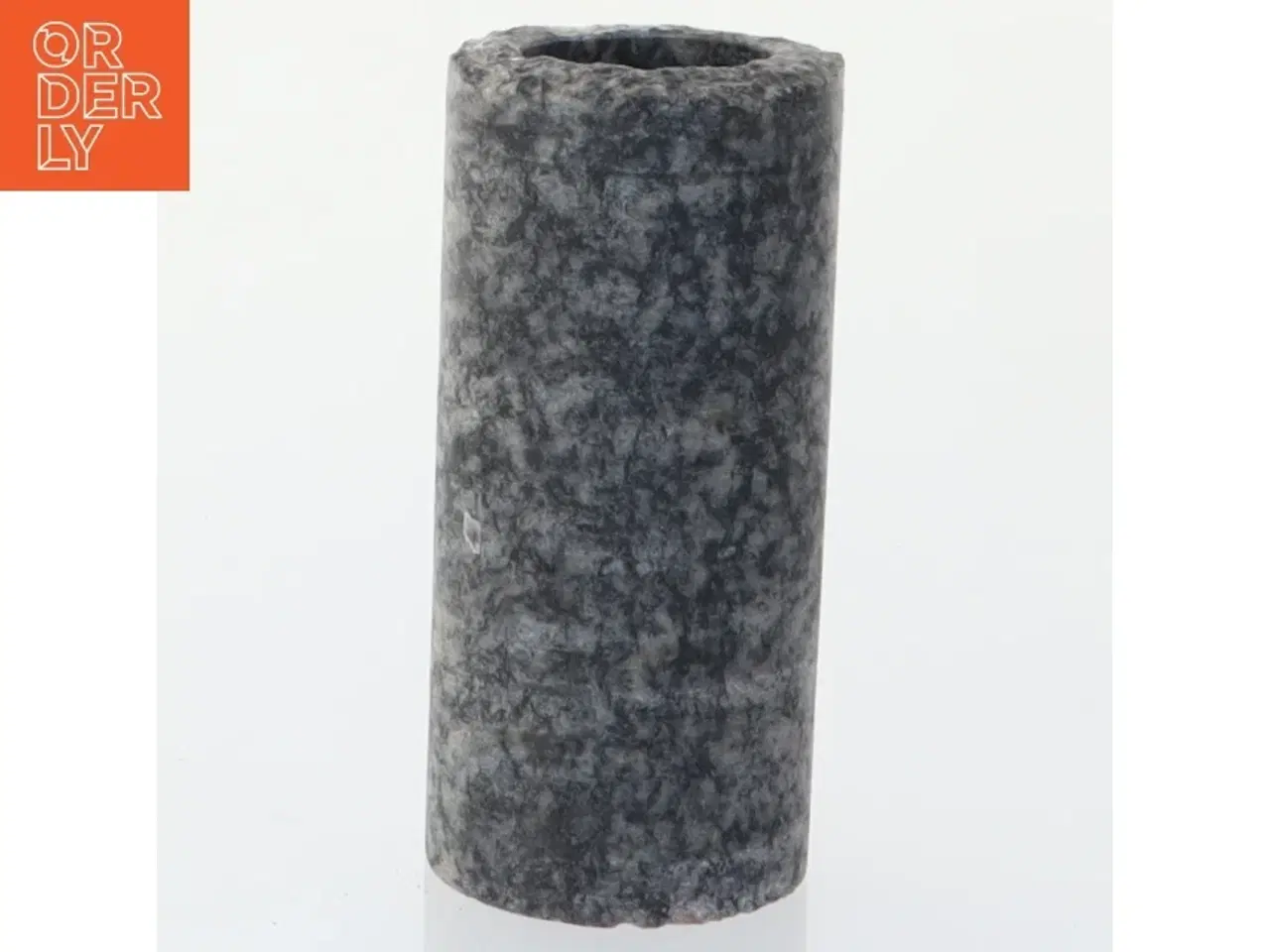 Billede 1 - Marmor lysestage (str. 7 og en halv x 3 og en halv cm)