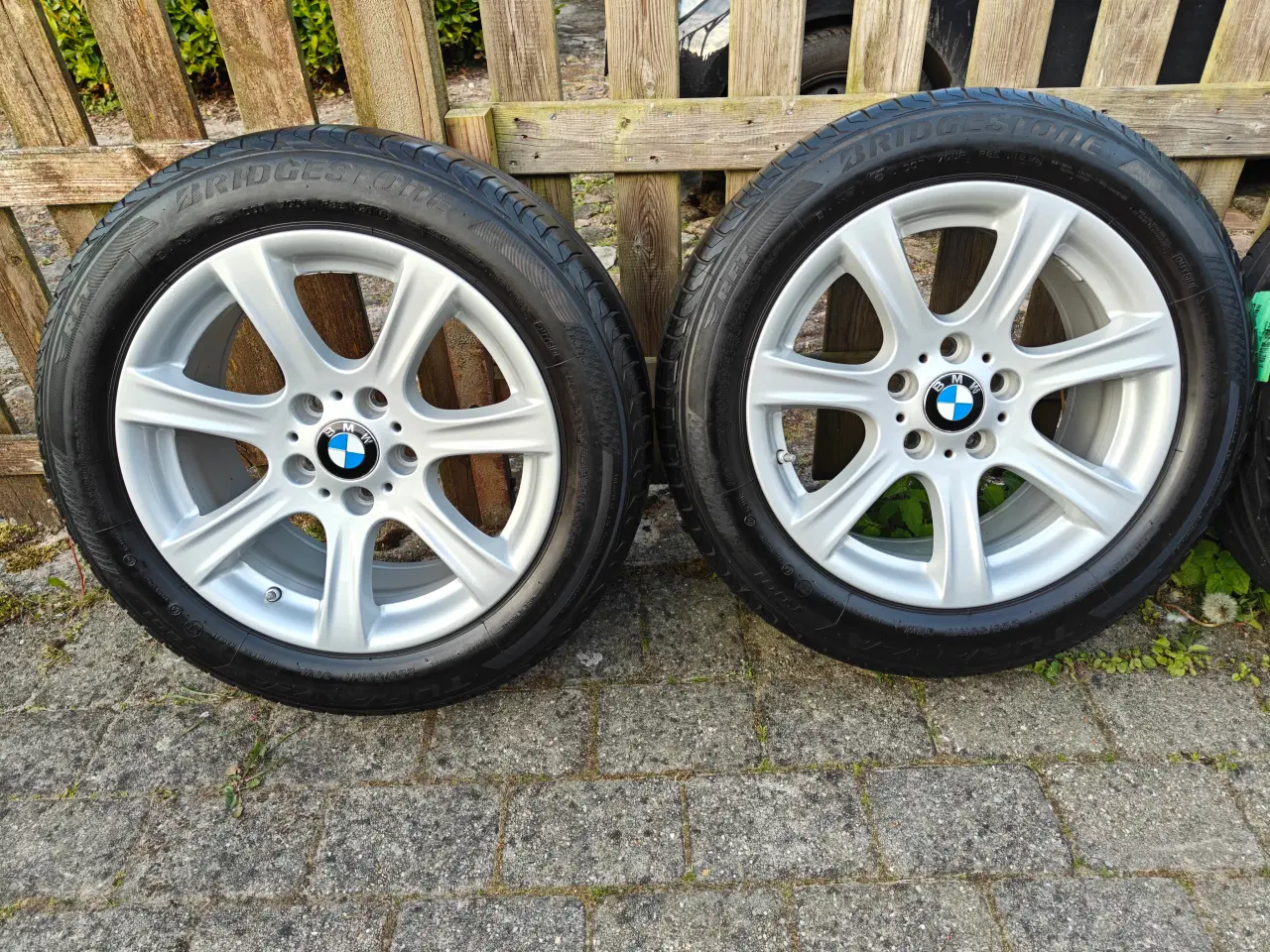 Billede 5 - Balanceret BMW 17 fælge 225/55/R17 Bridgestone