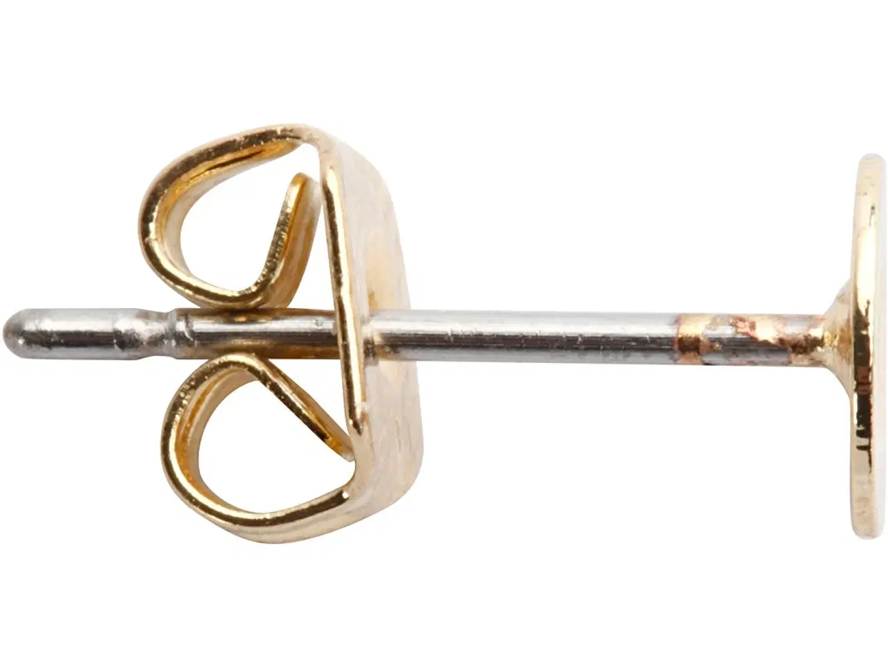 Billede 1 - Ørestikker, L: 13 mm, forgyldt, 10stk./ 1 pk.
