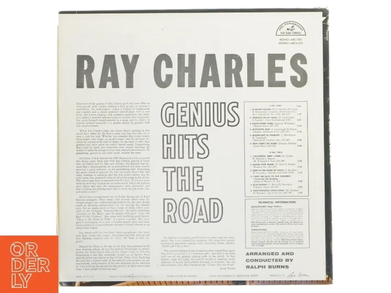 Billede 3 - Ray Charles LP album fra ABC Records